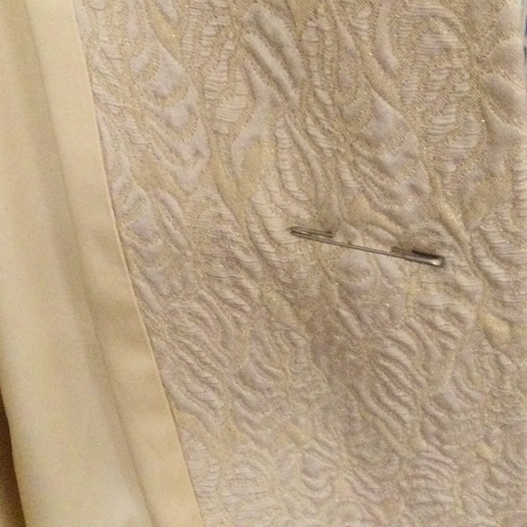 Brocade evening coat 1970s Bonwit Teller size 14-16 some spots - Picture 6 of 8